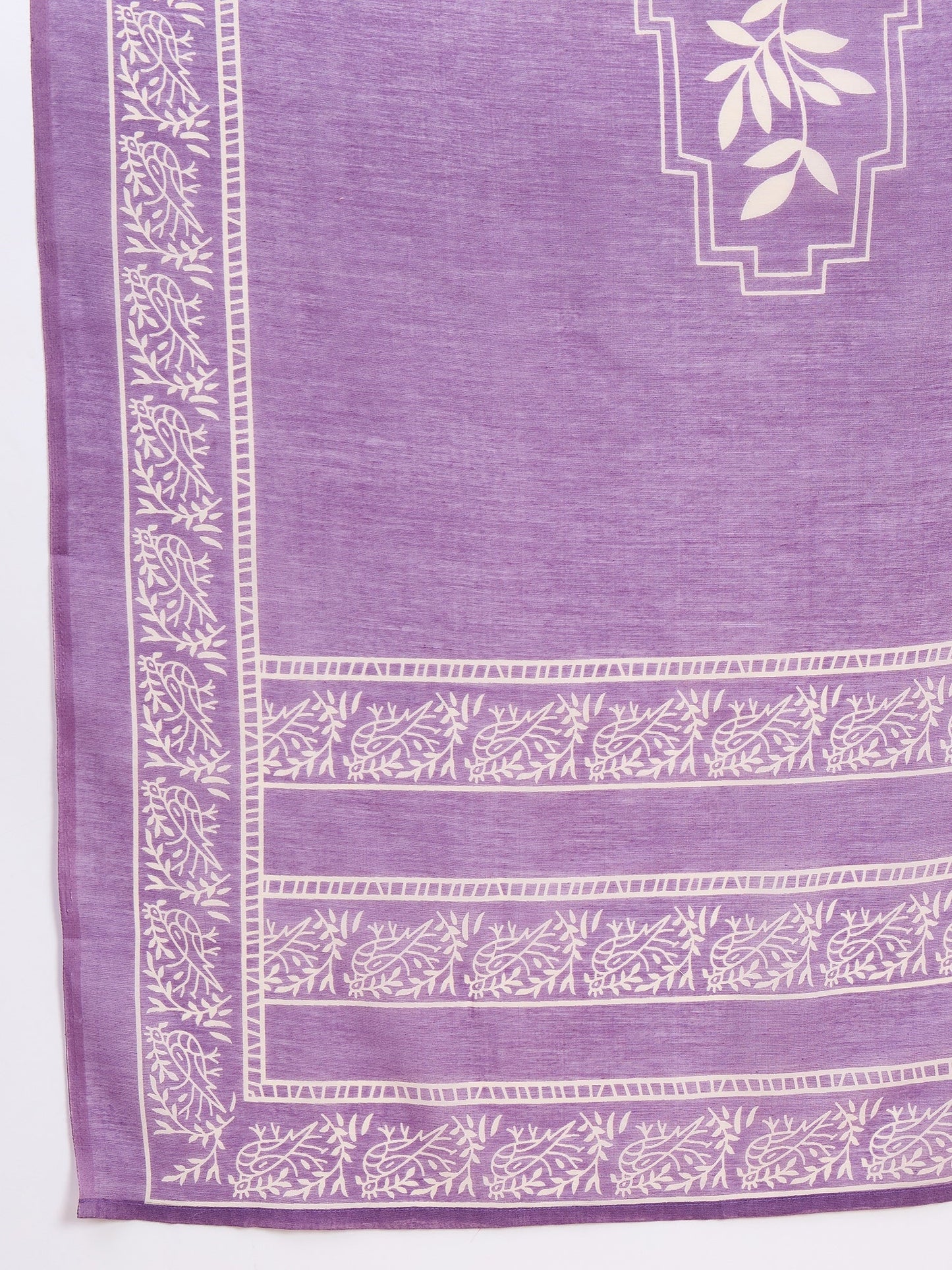 Women’s Viscose Purple Anarkali Kurta and Pant Set with Dupatta