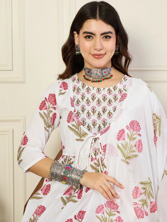 Gulbagh Tiered Anarkali Set