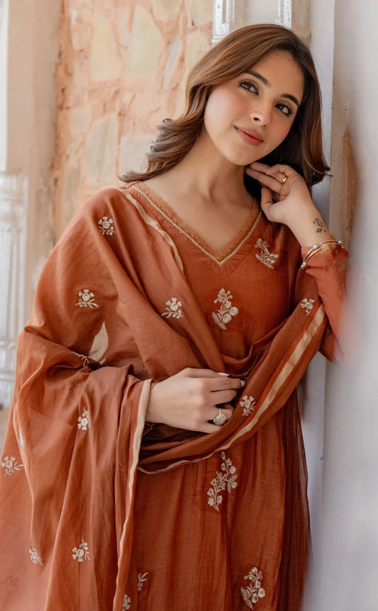 Amber Mist Viscose Charm Suit