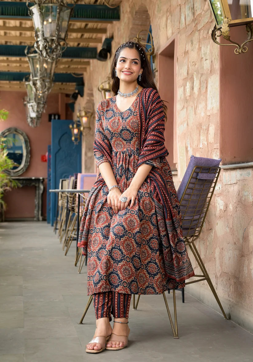 Rustwood Anarkali Charm Set