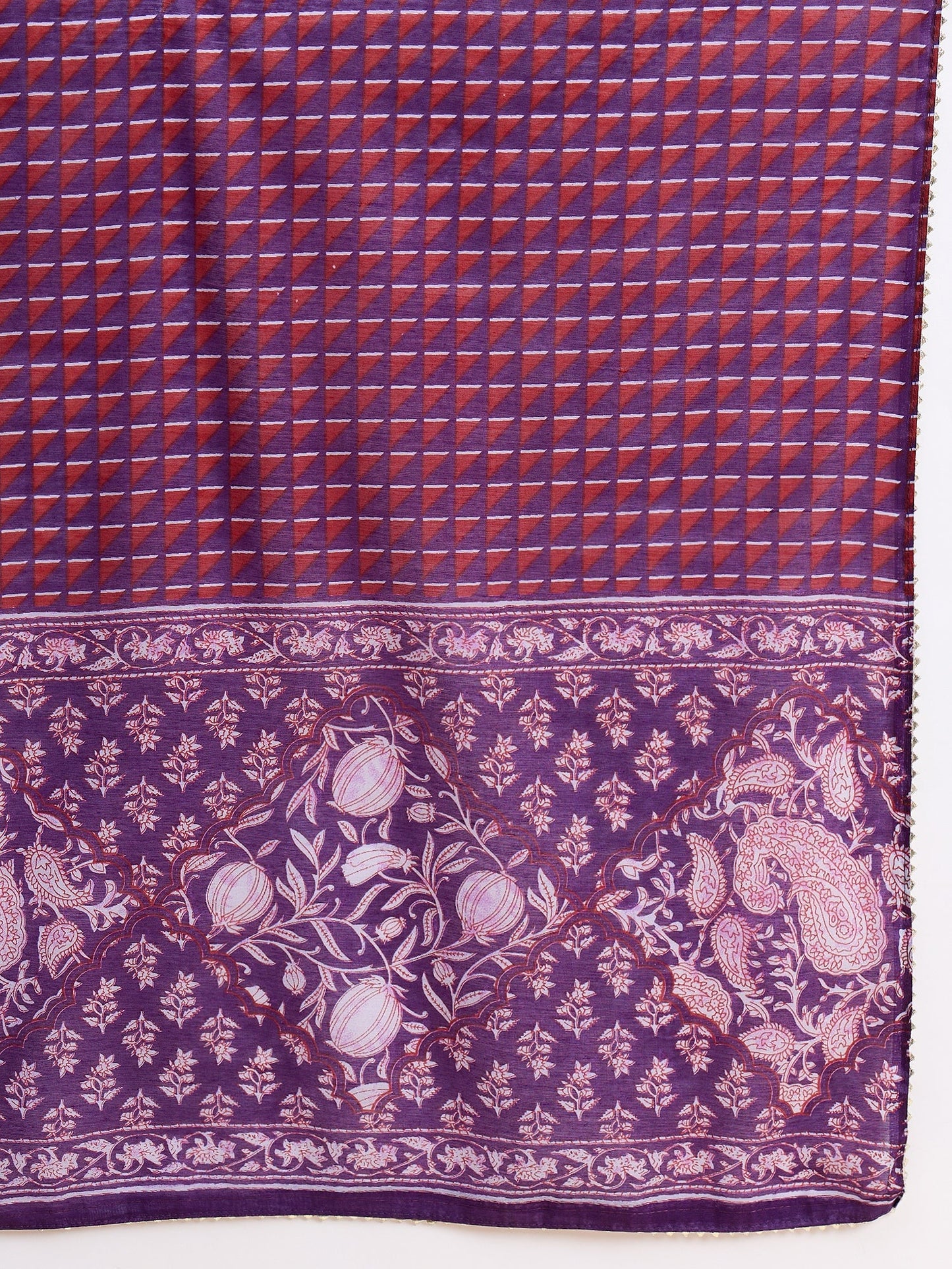Women’s Viscose Anarkali Kurta and Pant Set with Dupatta
