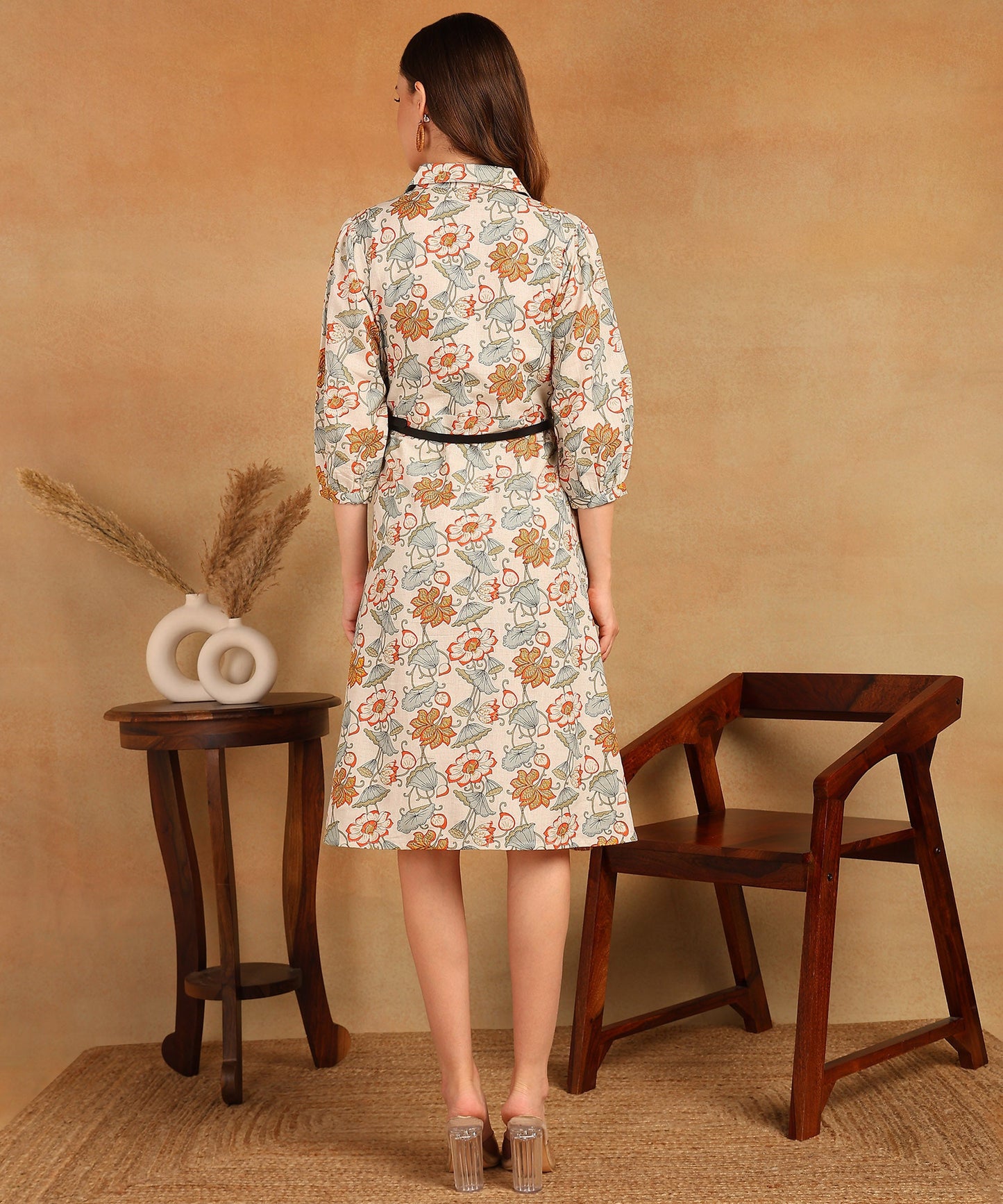 Cotton Tunic with Adjustable Belt
