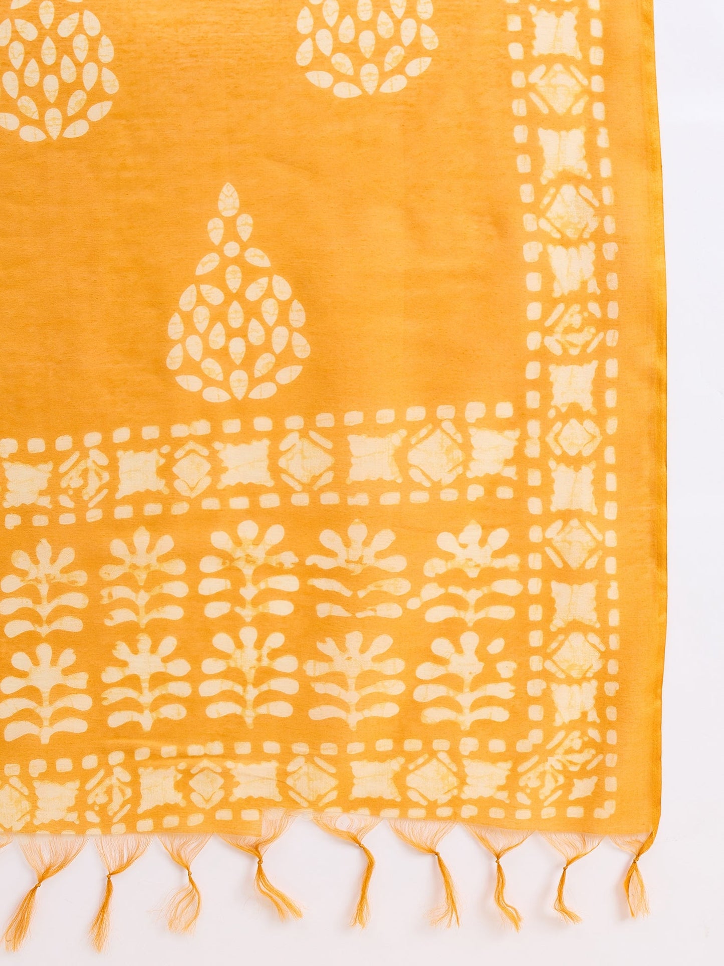Women’s Viscose Yellow Straight Kurta and Pant Set with Dupatta