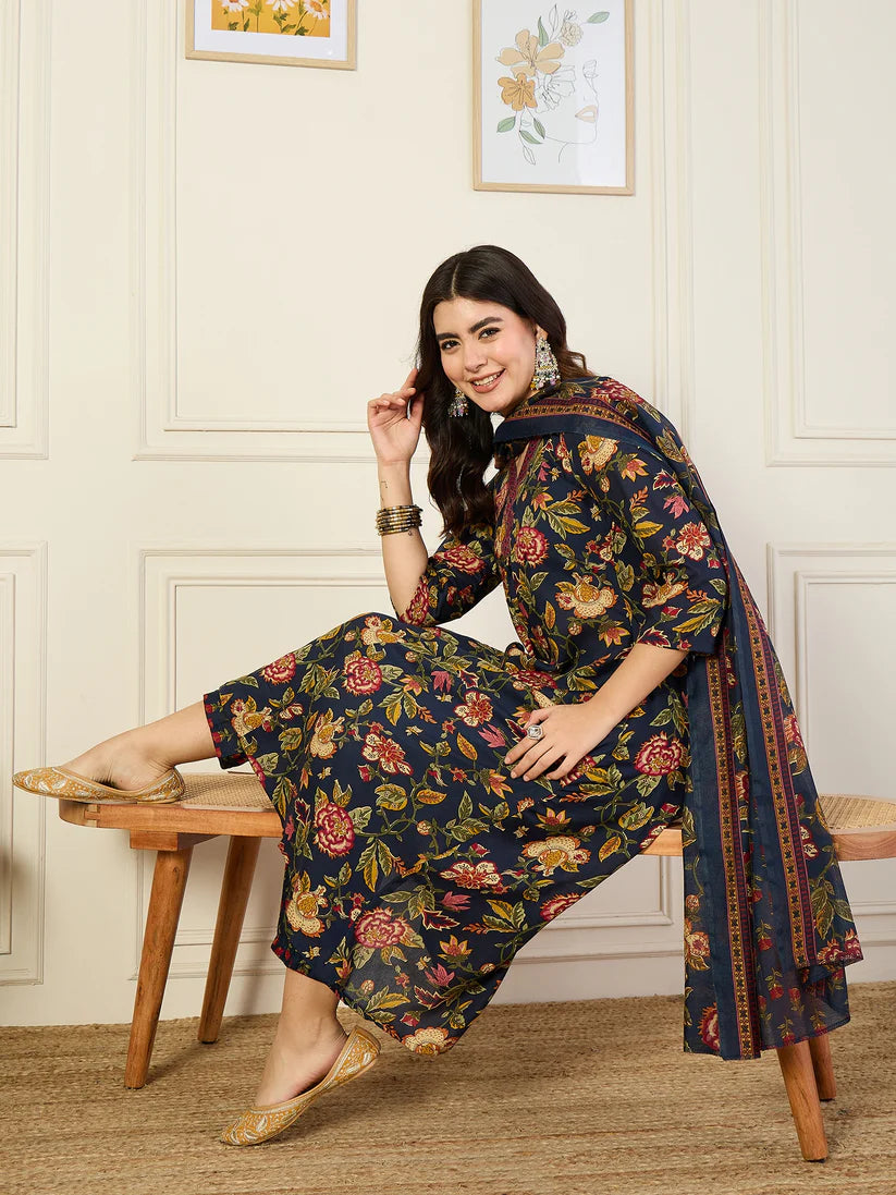 Evening Petals Viscose Delight Set