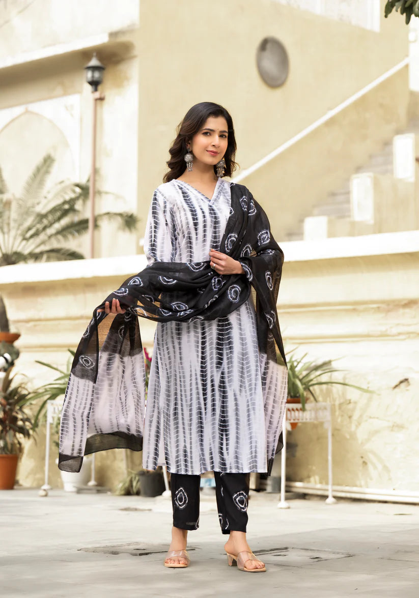 Twilight Haze Viscose Kurta Set