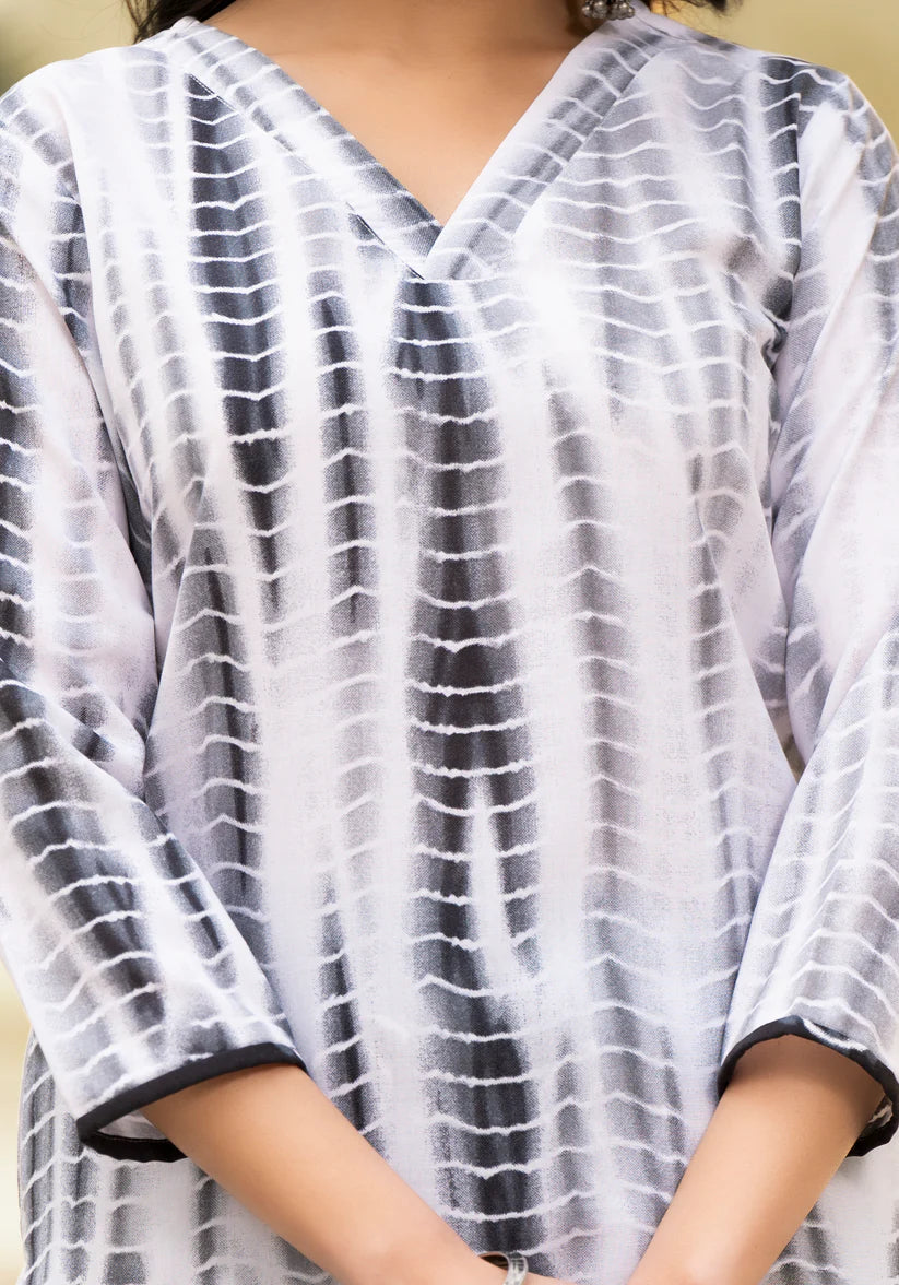 Twilight Haze Viscose Kurta Set