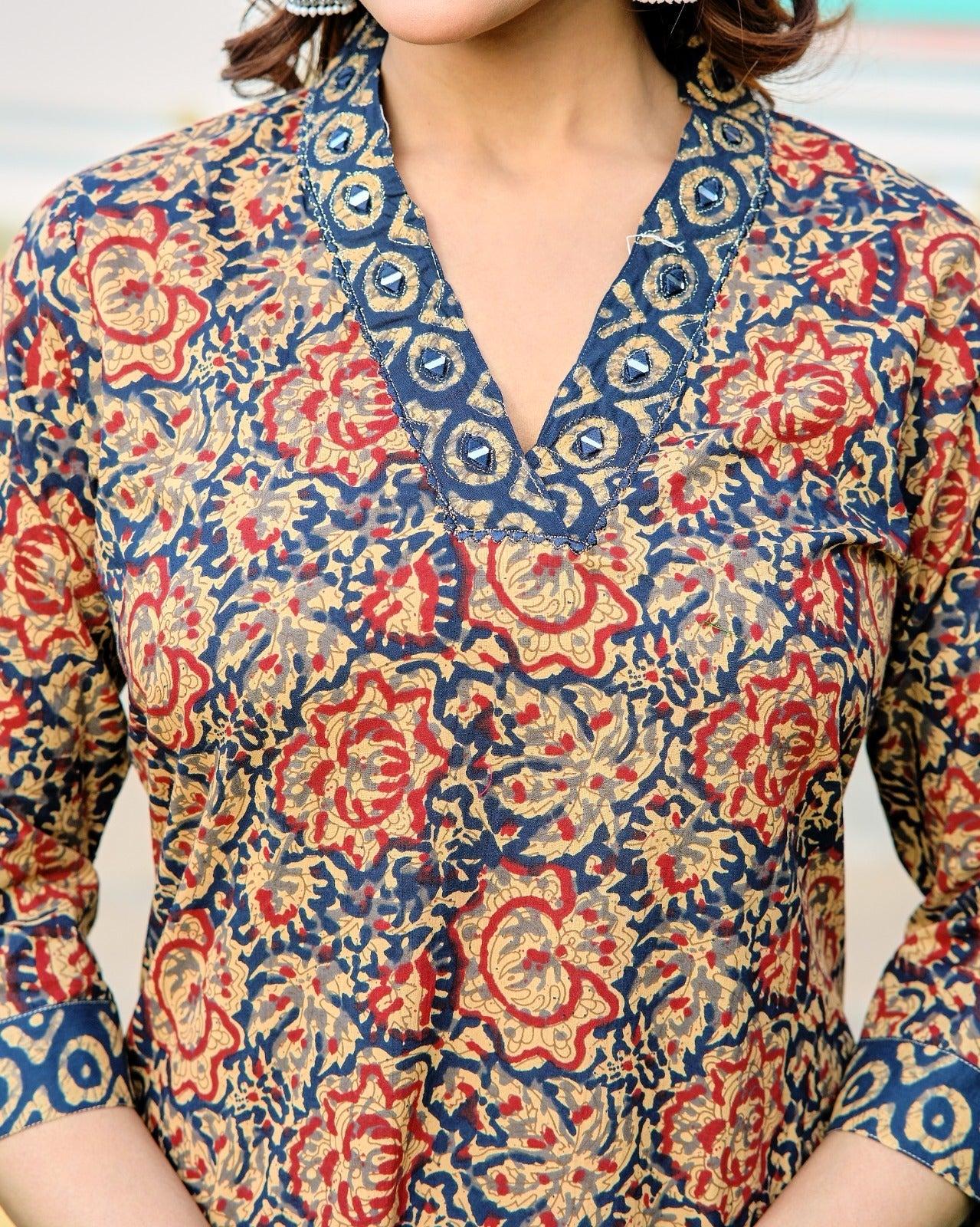 Urban Grace Straight Cotton Suit Set
