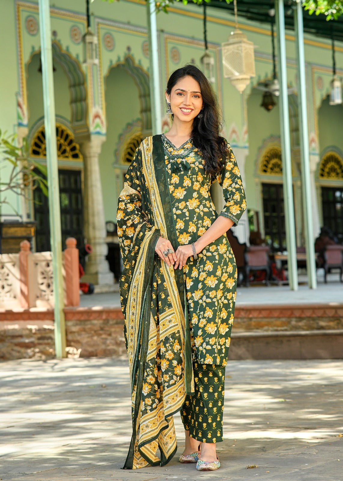 Royal Marigold Cotton Set