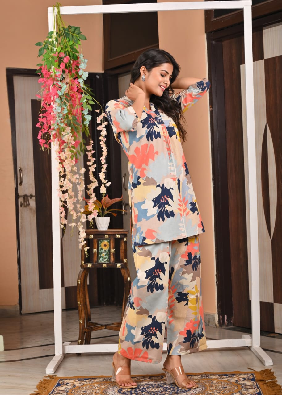 Urban Tropics Cotton Co-ord Set