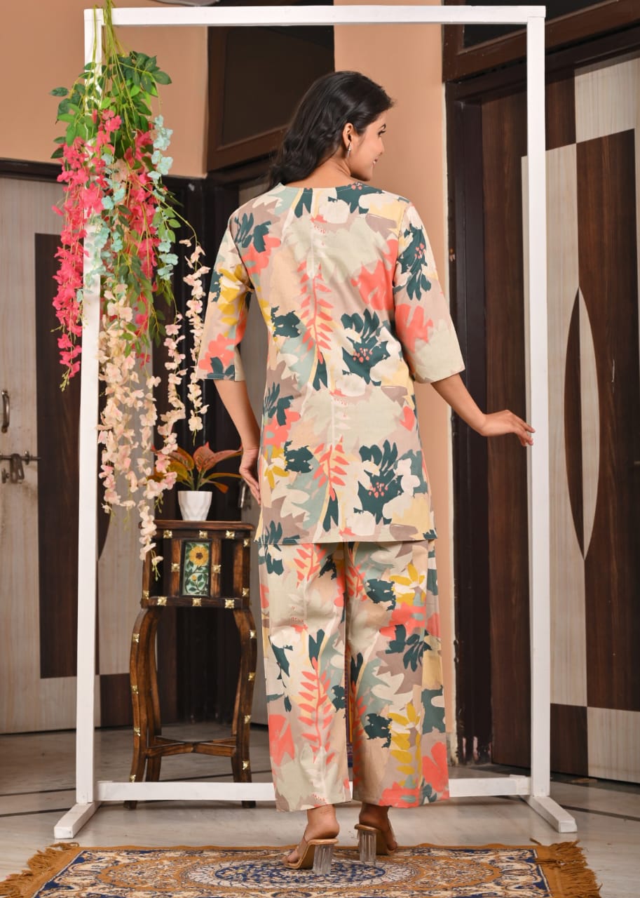 Urban Tropics Cotton Co-ord Set