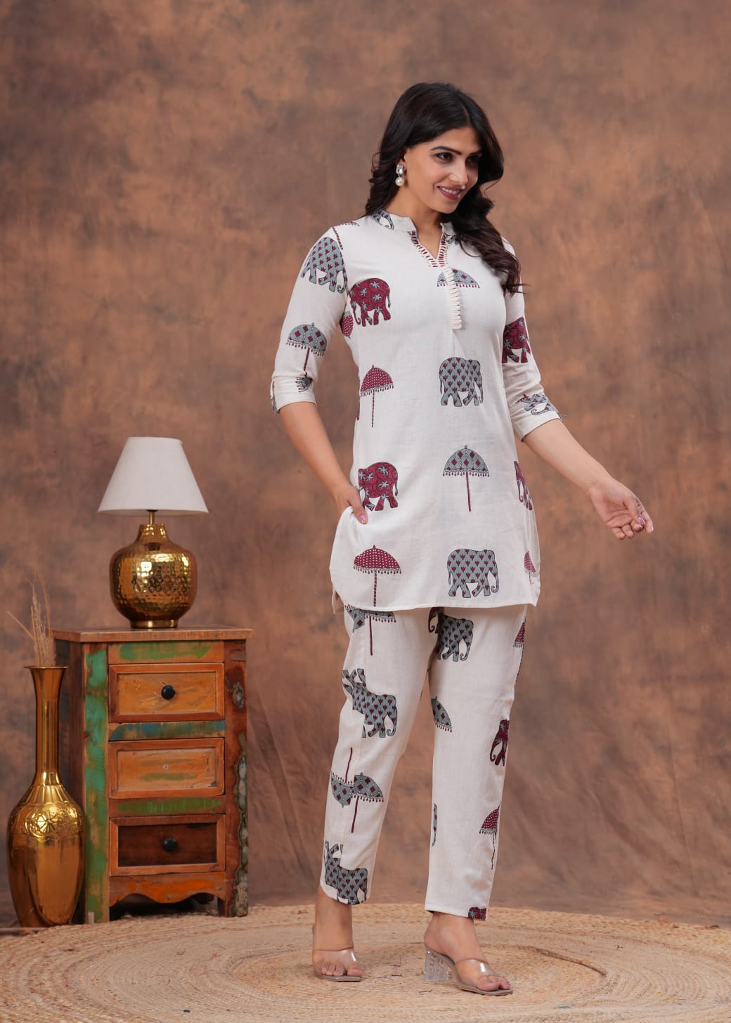 Royal Safari Cotton Co-ord Set