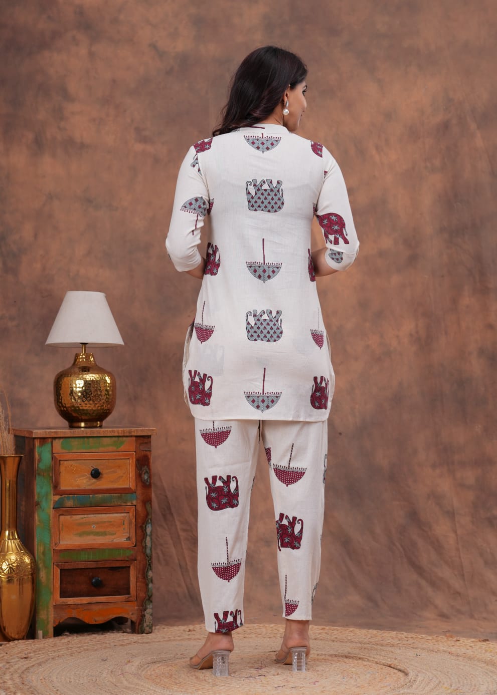 Royal Safari Cotton Co-ord Set