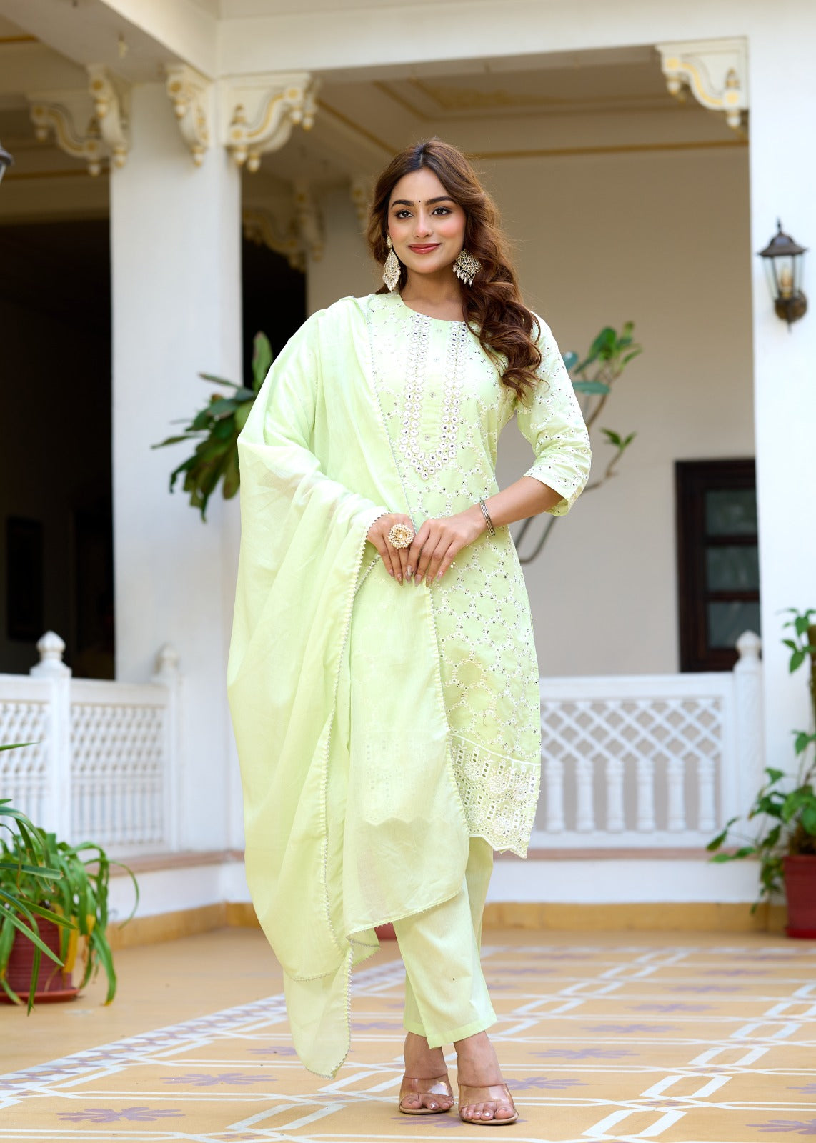 Pink Radiant Charm Shifali Straight Suit