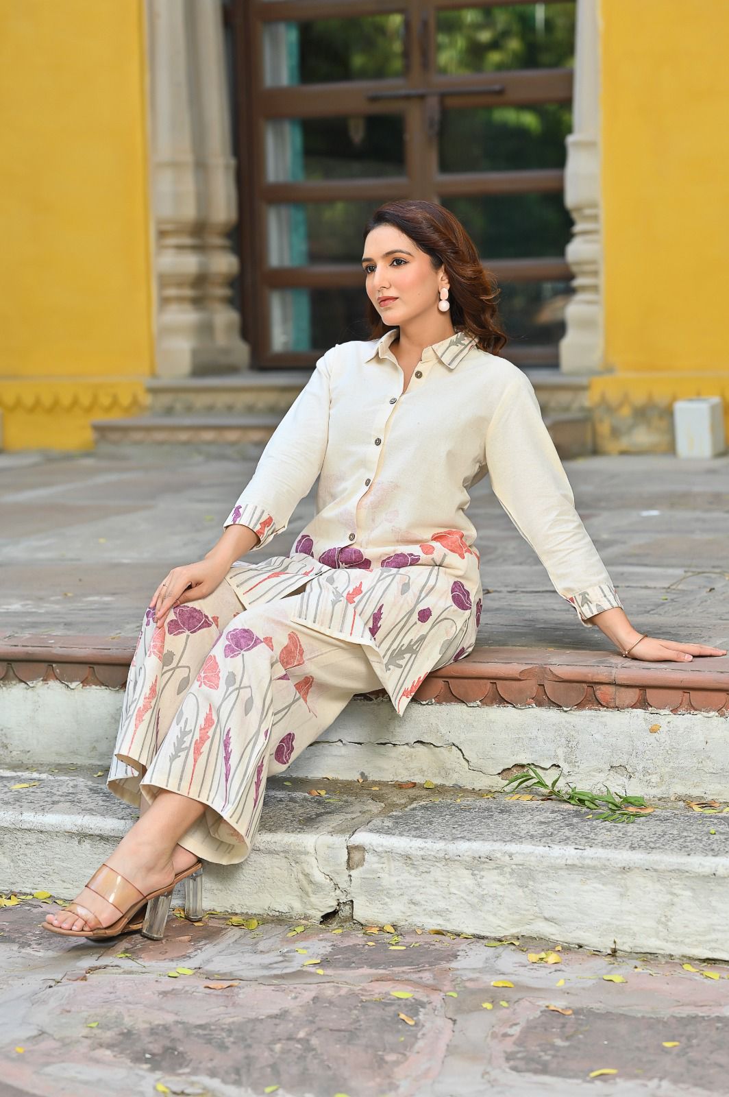 Ruhani Bloom Cotton Co-ord