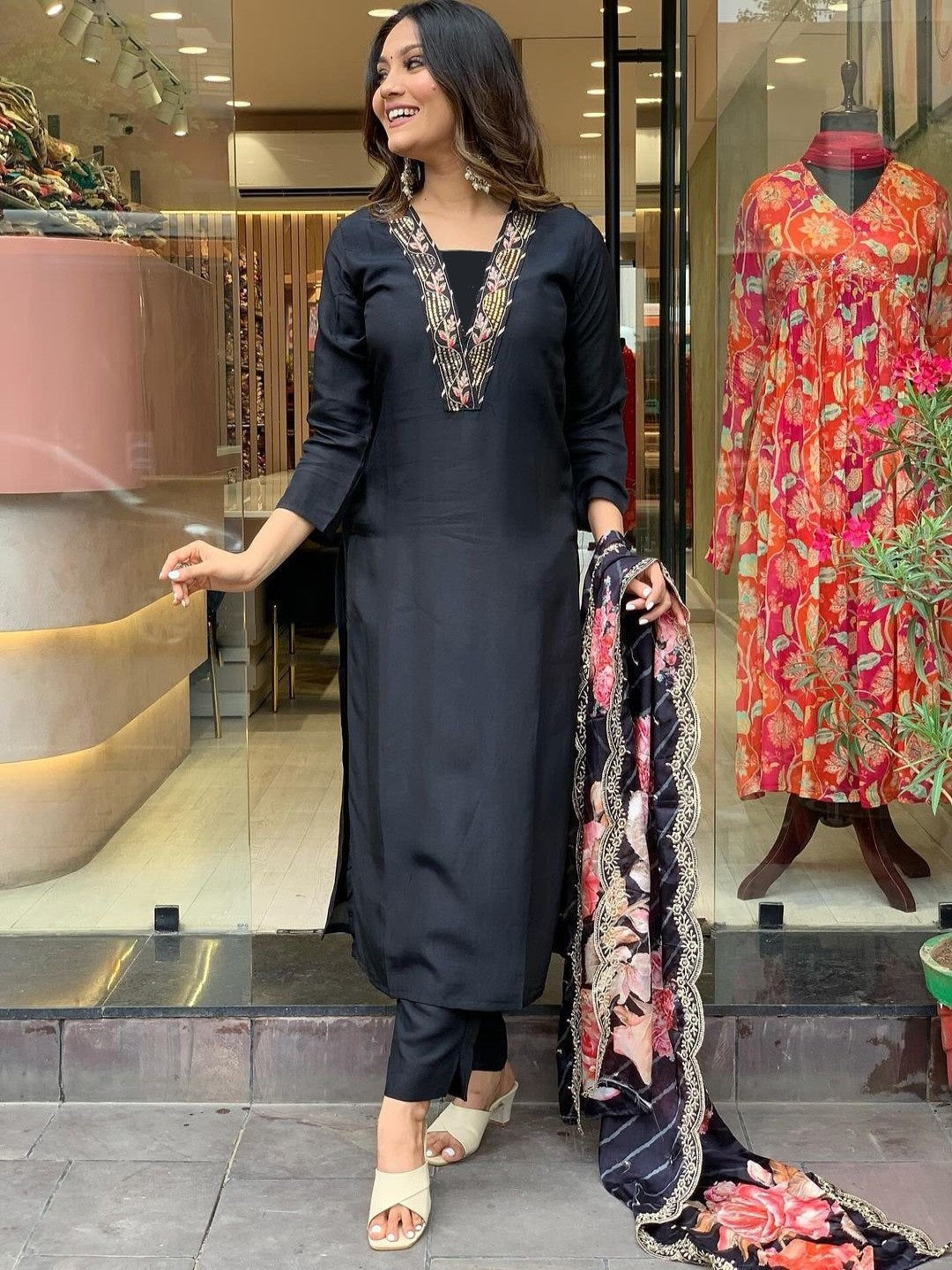 Twilight Blossom Pure Viscose Set