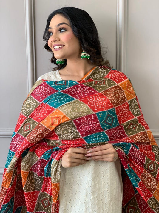 Aaravi Ivory Charm Schiffli Chikankari Kurta Set