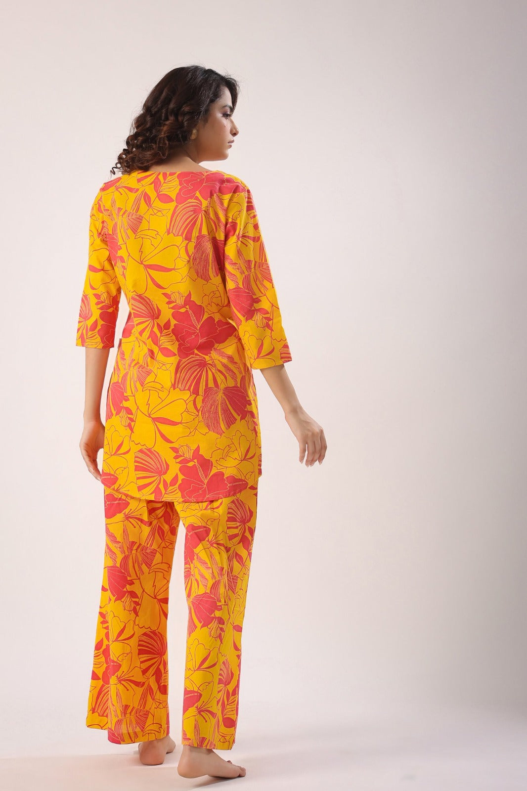 Zesty Bloom Taj Cotton Co-ord Set