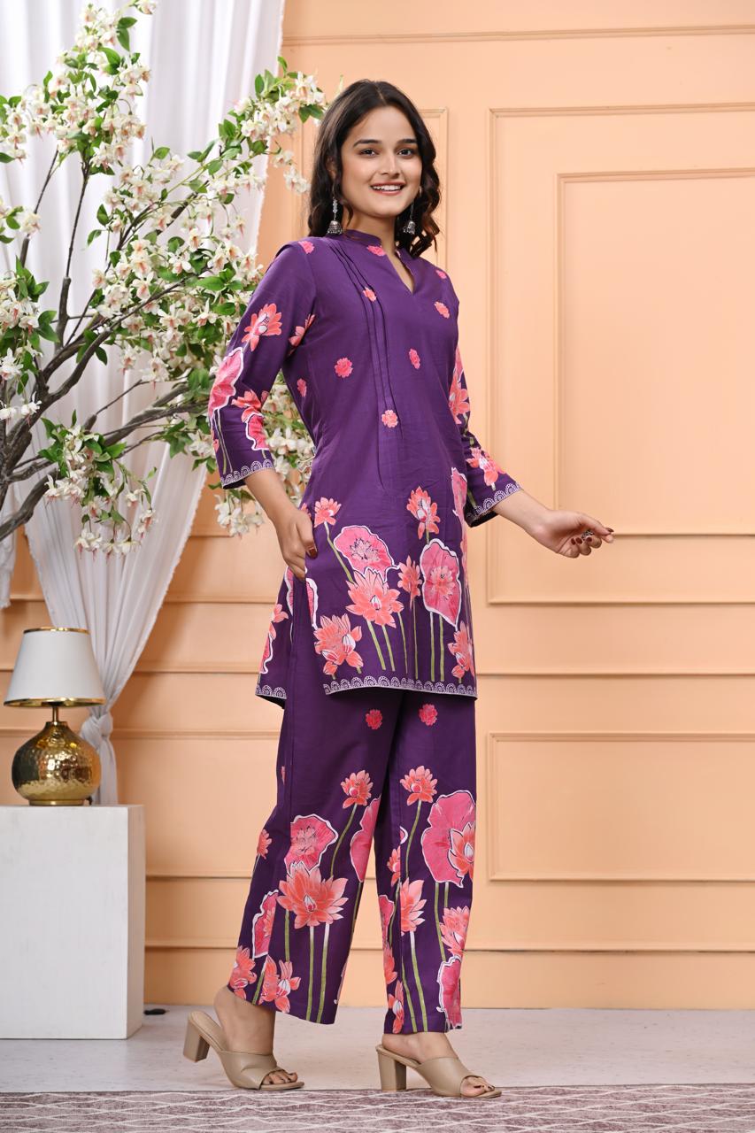 Riwaaz Radiance Taj Cotton Coord Set