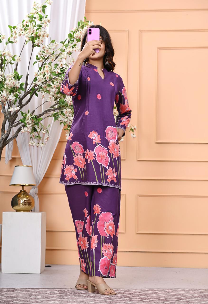 Riwaaz Radiance Taj Cotton Coord Set
