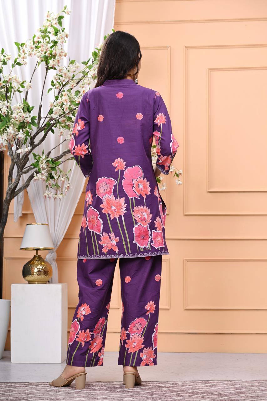 Riwaaz Radiance Taj Cotton Coord Set