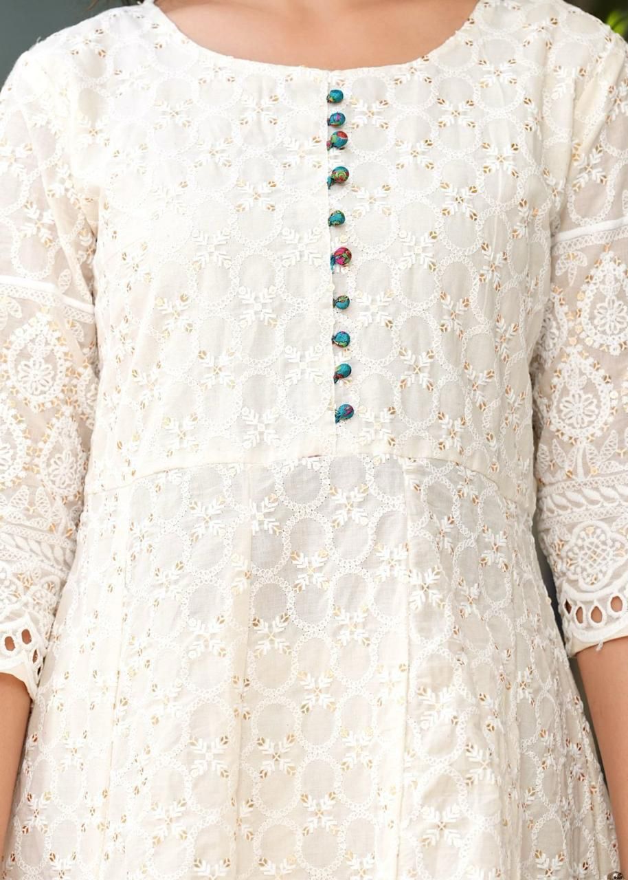 Zaria Chikankari Elegance Suit Set