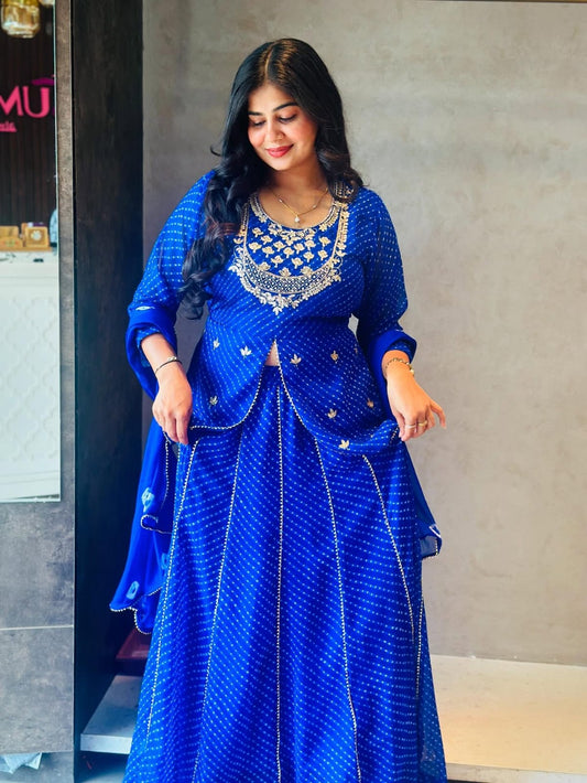 Neelaya Georgette Grace Skirt Set