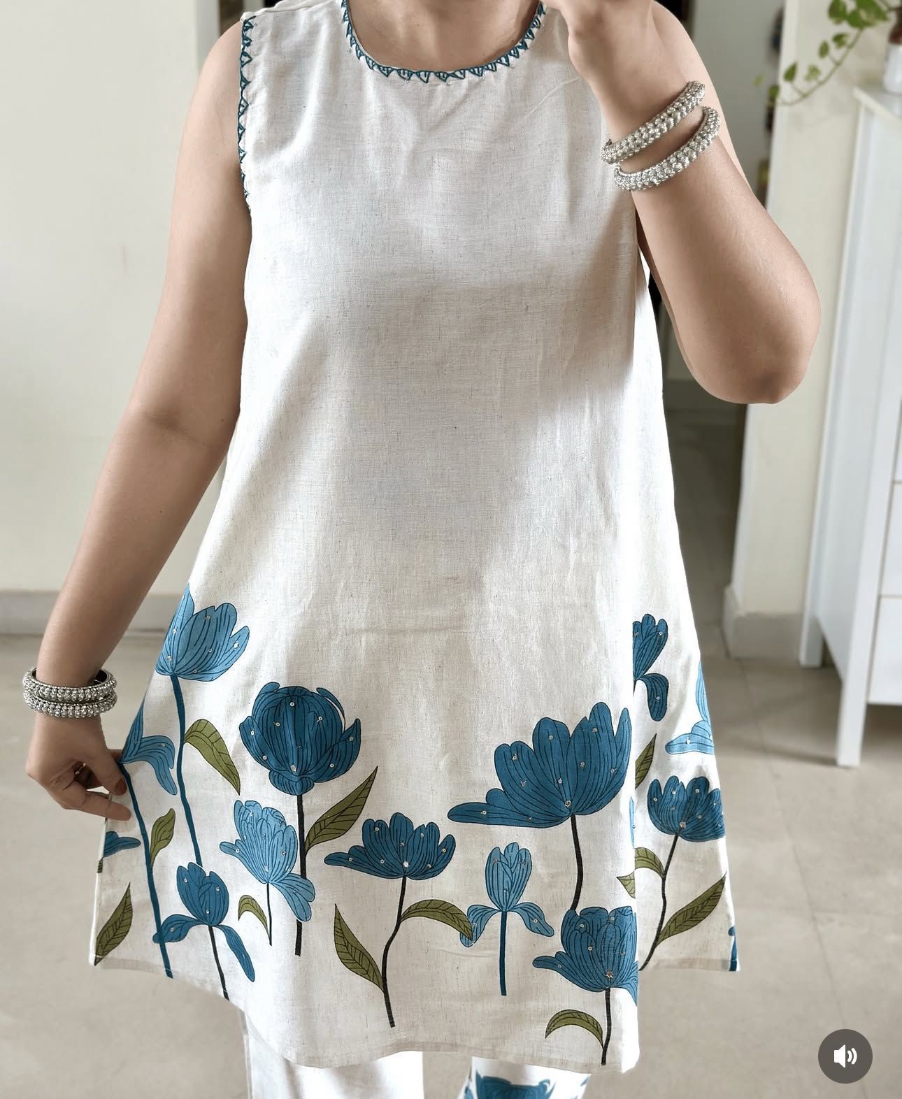 Vasanti Cotton Tunic Set