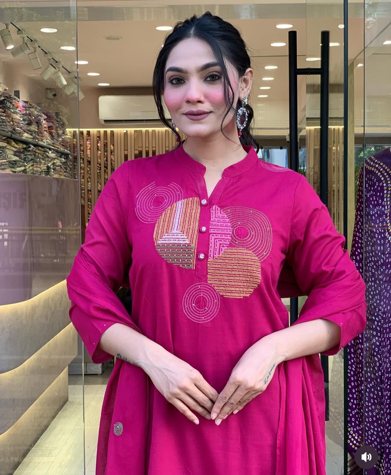 Raang Jaipuri Blush Suit Set
