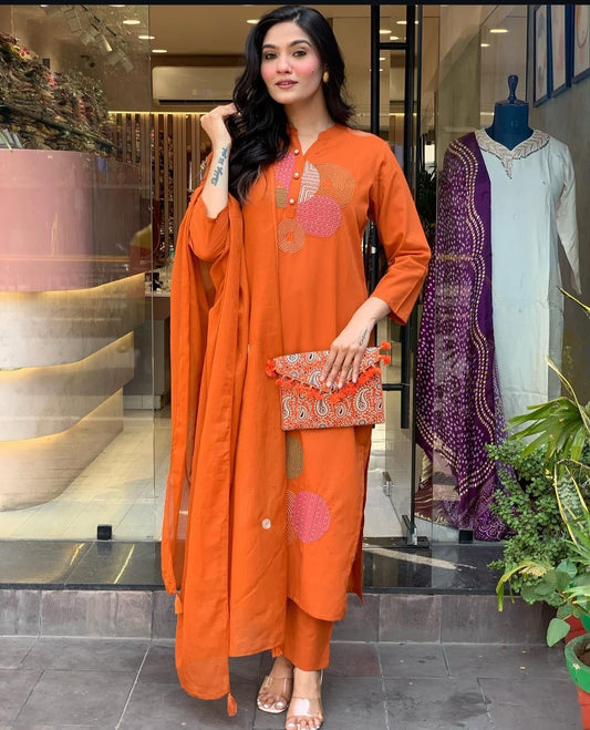 Raang Jaipuri Blush Suit Set