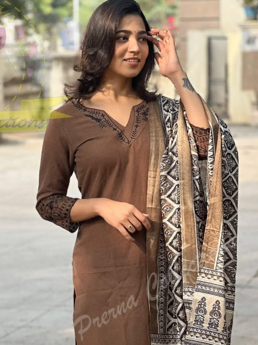 Zaria Earthy Elegance Suit Set