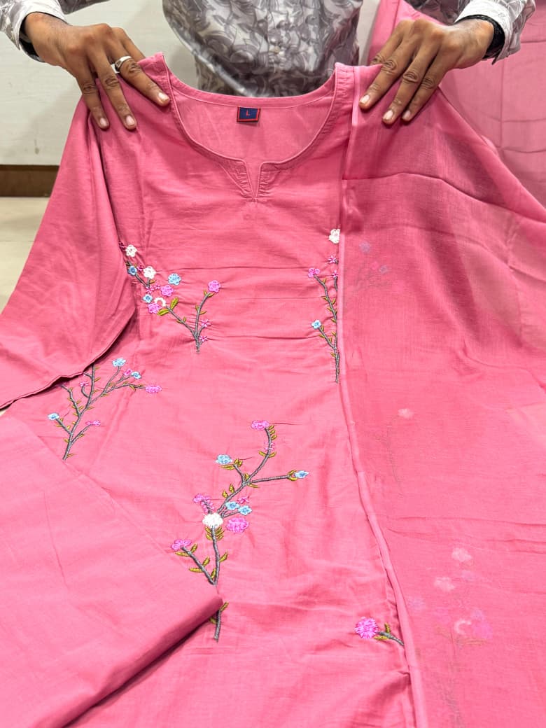 Khushboo Floral Mal Cotton Set