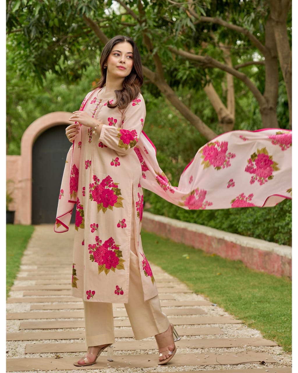 Gulbahar Floral Cotton Suit Set