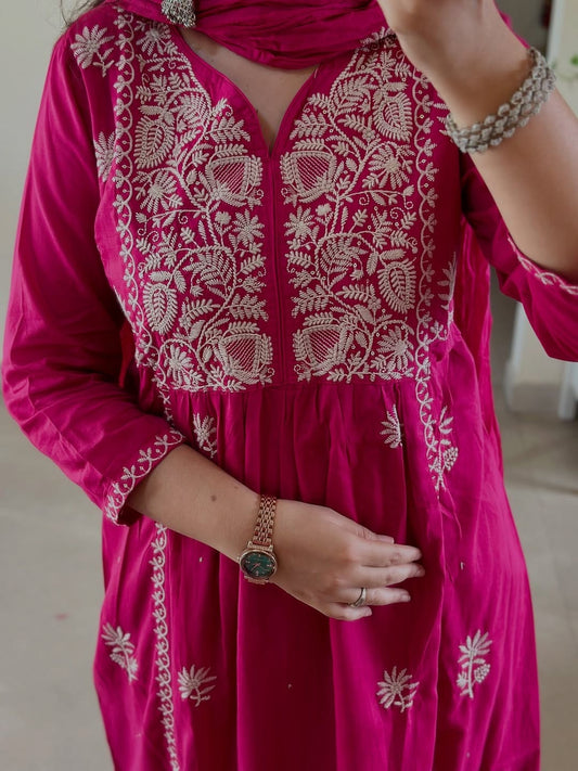 Kasturi Mal Cotton Anarkali Suit Set