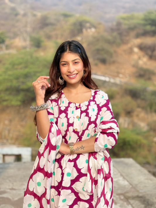 Rangini Pushp Cotton Suit Set