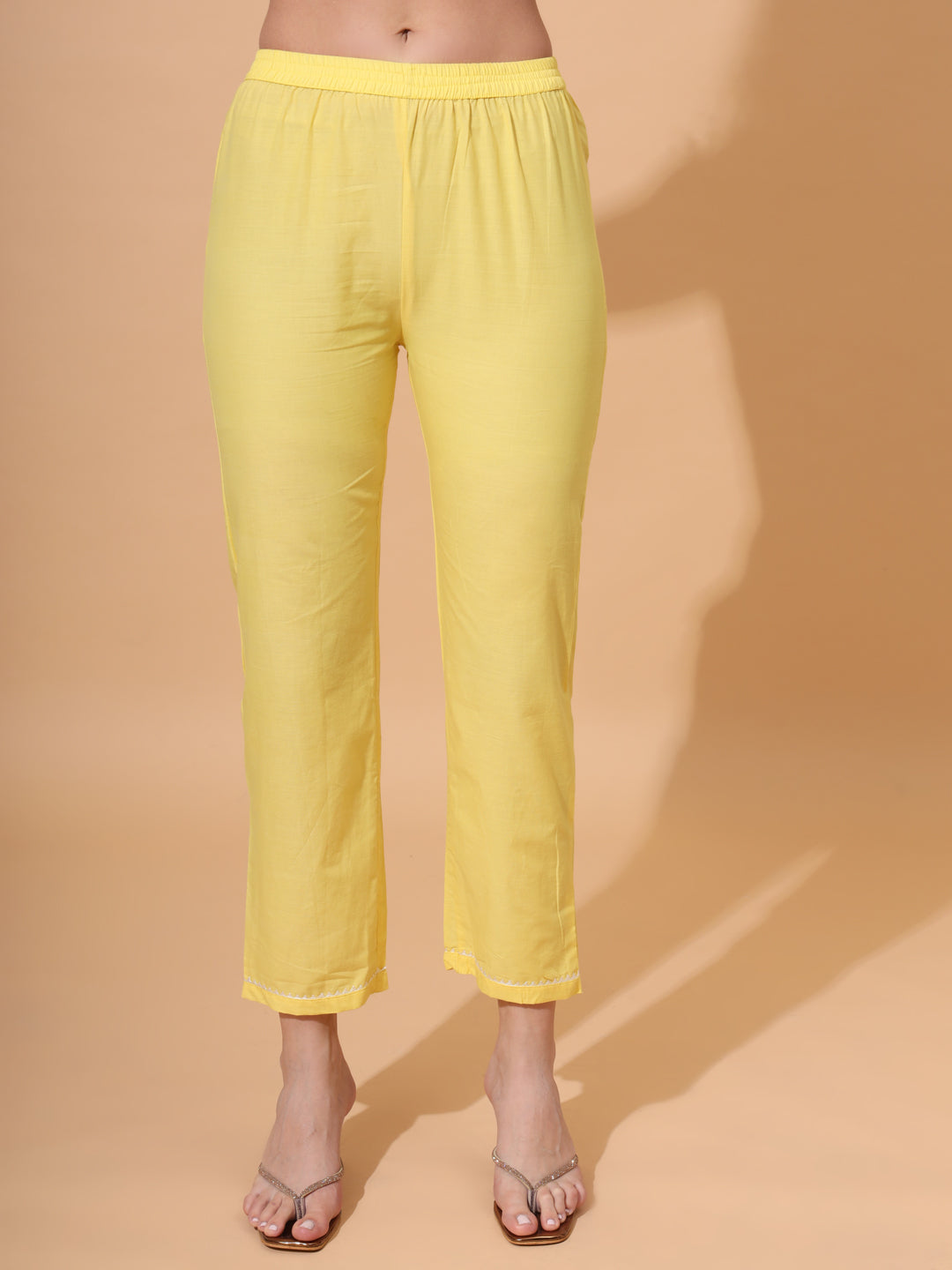 Pure Cotton Schiffli Kurta,Pant & Dupatta Set