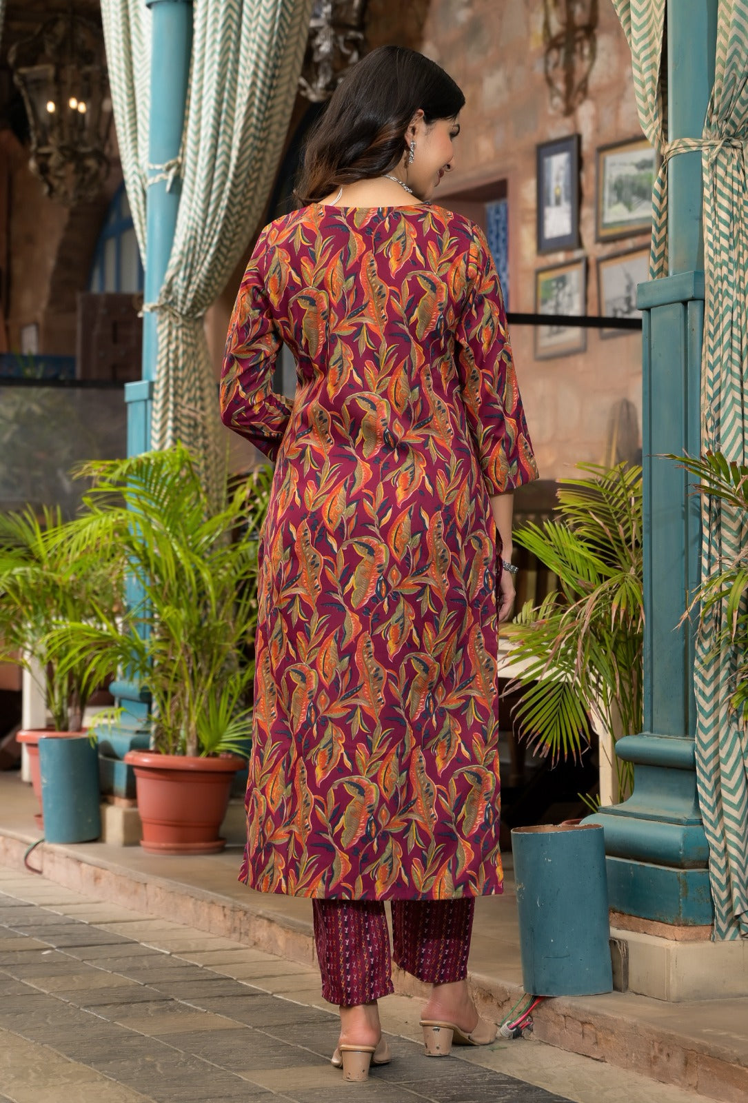Harvest Bloom Pure Viscose Kurta Set