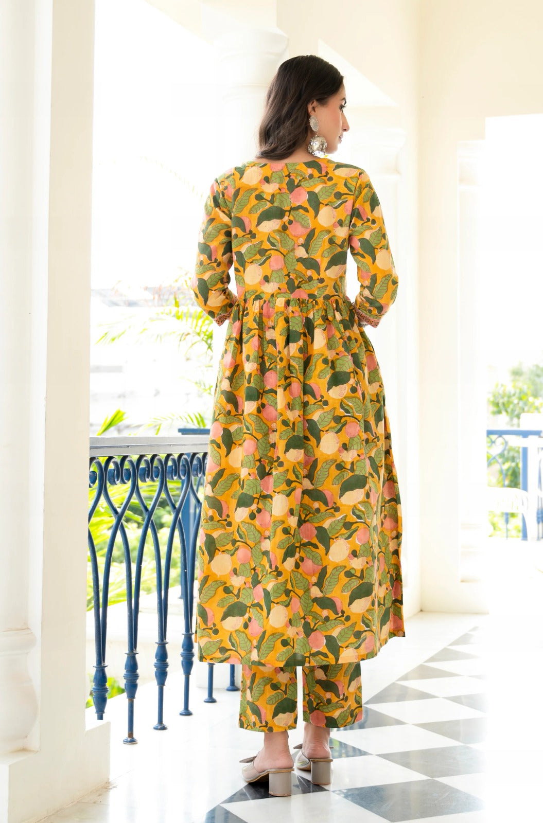 Mango Meadow Pure Viscose Suit Set
