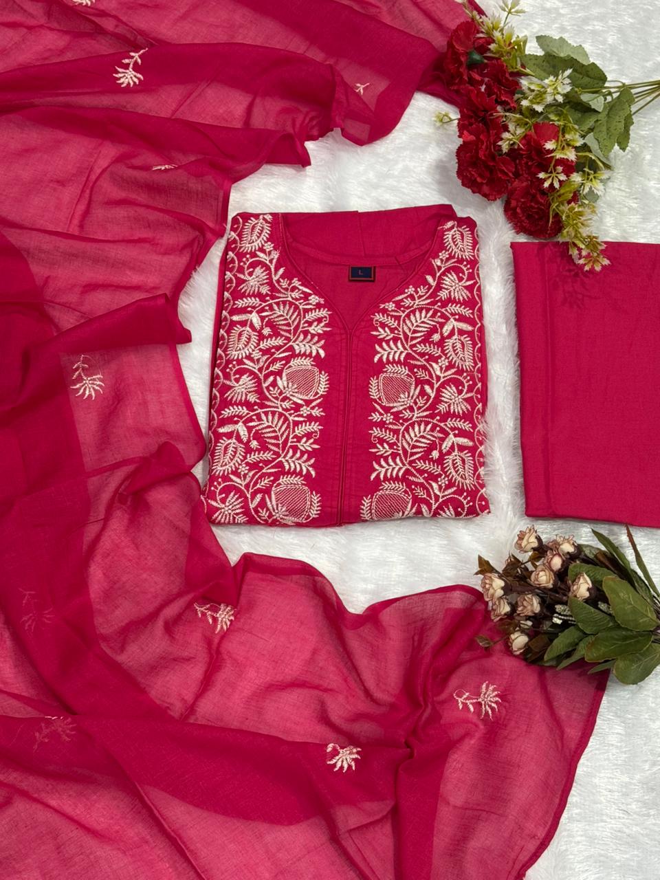 Kasturi Mal Cotton Anarkali Suit Set