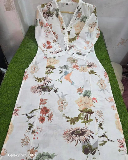 Floral Bliss Cotton Suit Set