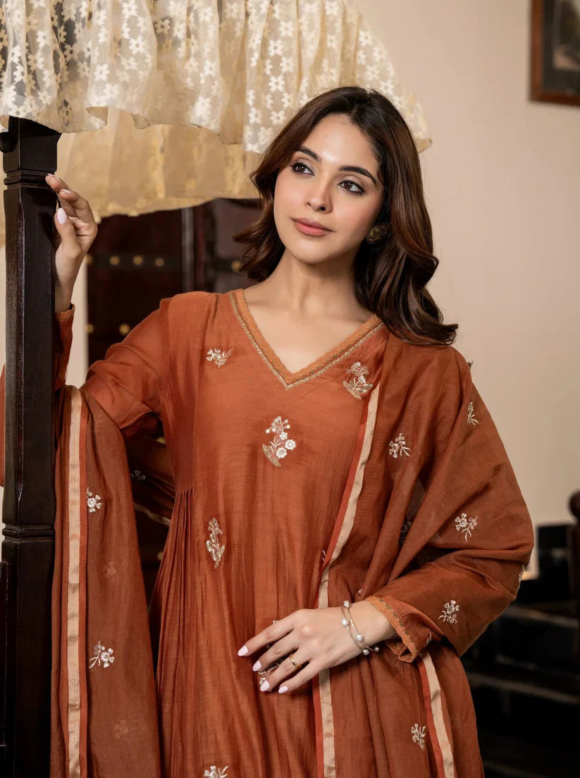 Amber Mist Viscose Charm Suit