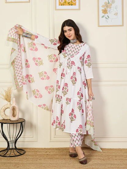 Gulbagh Tiered Anarkali Set