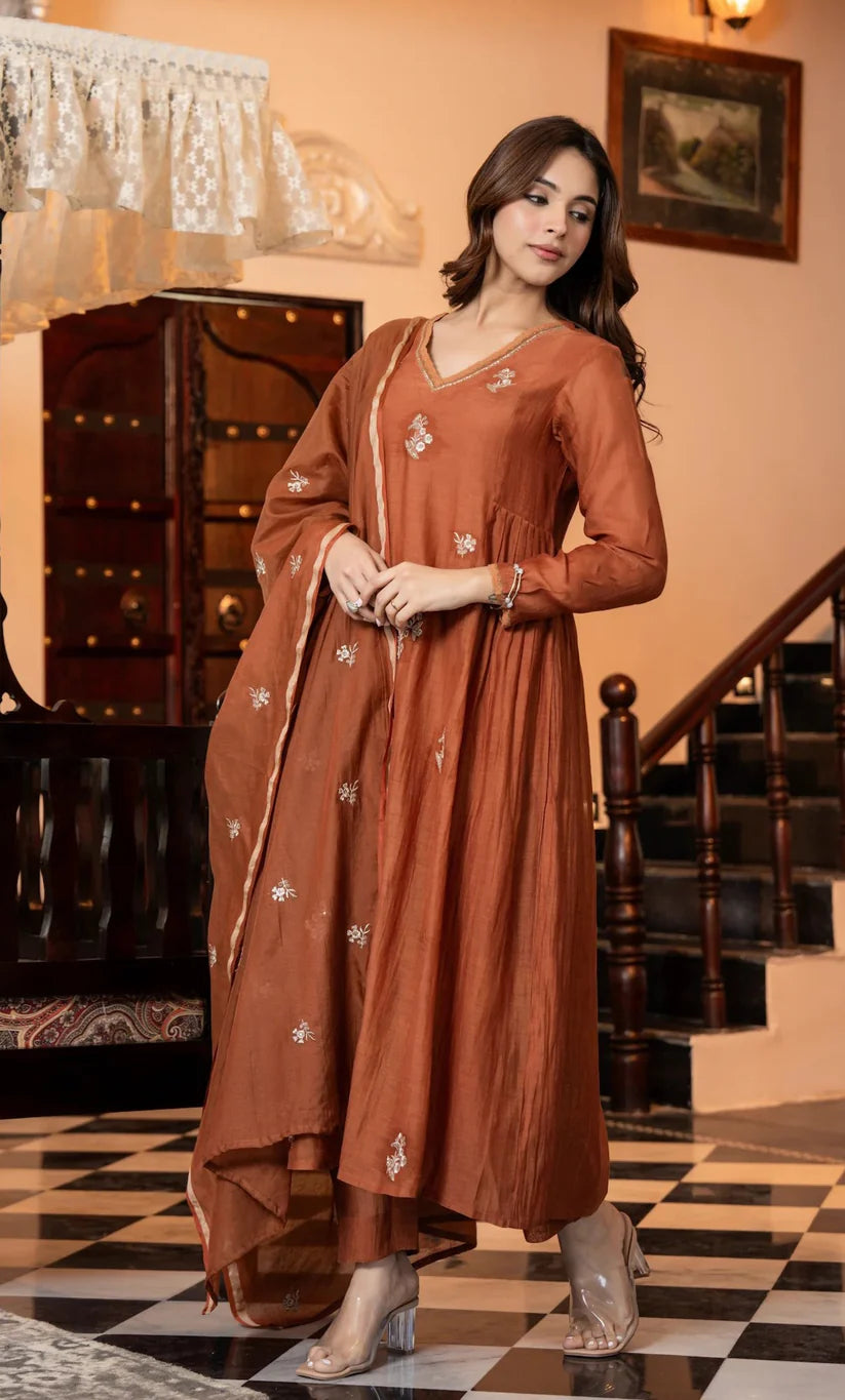 Amber Mist Viscose Charm Suit