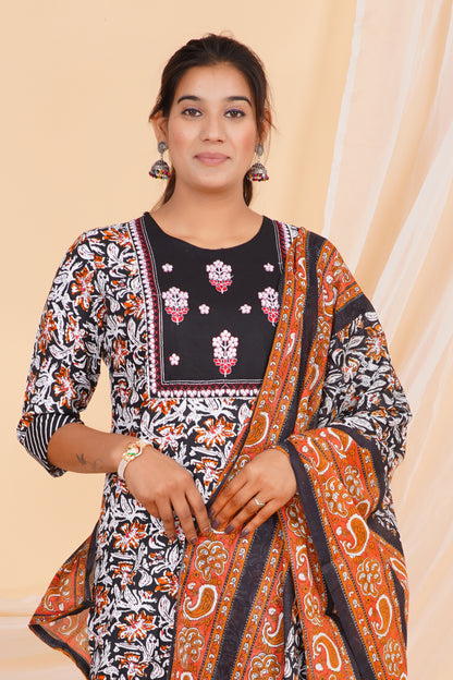 Dusk Garden Viscose Rayon Set
