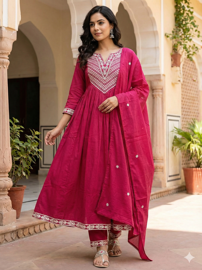 Ziva Ruby Ethnic Grace Set
