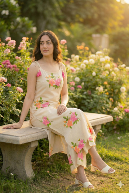 Gulzar Khadi Blossom Set