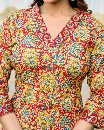 Fusion Straight Cotton Fit Suit Set