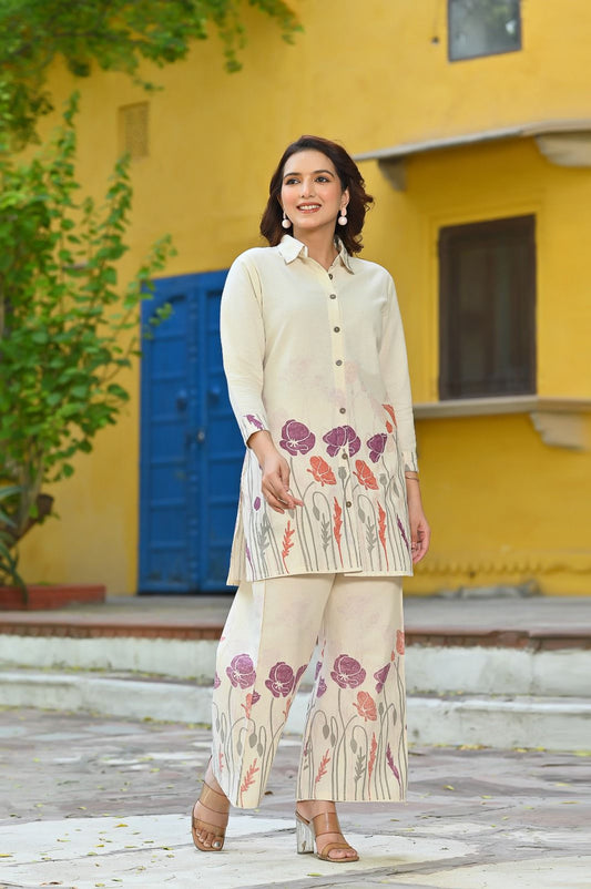 Ruhani Bloom Cotton Co-ord