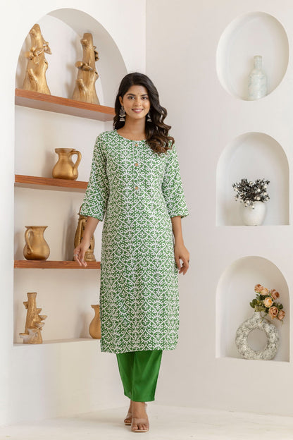 Meadow Grace Viscose Rayon Suit Set