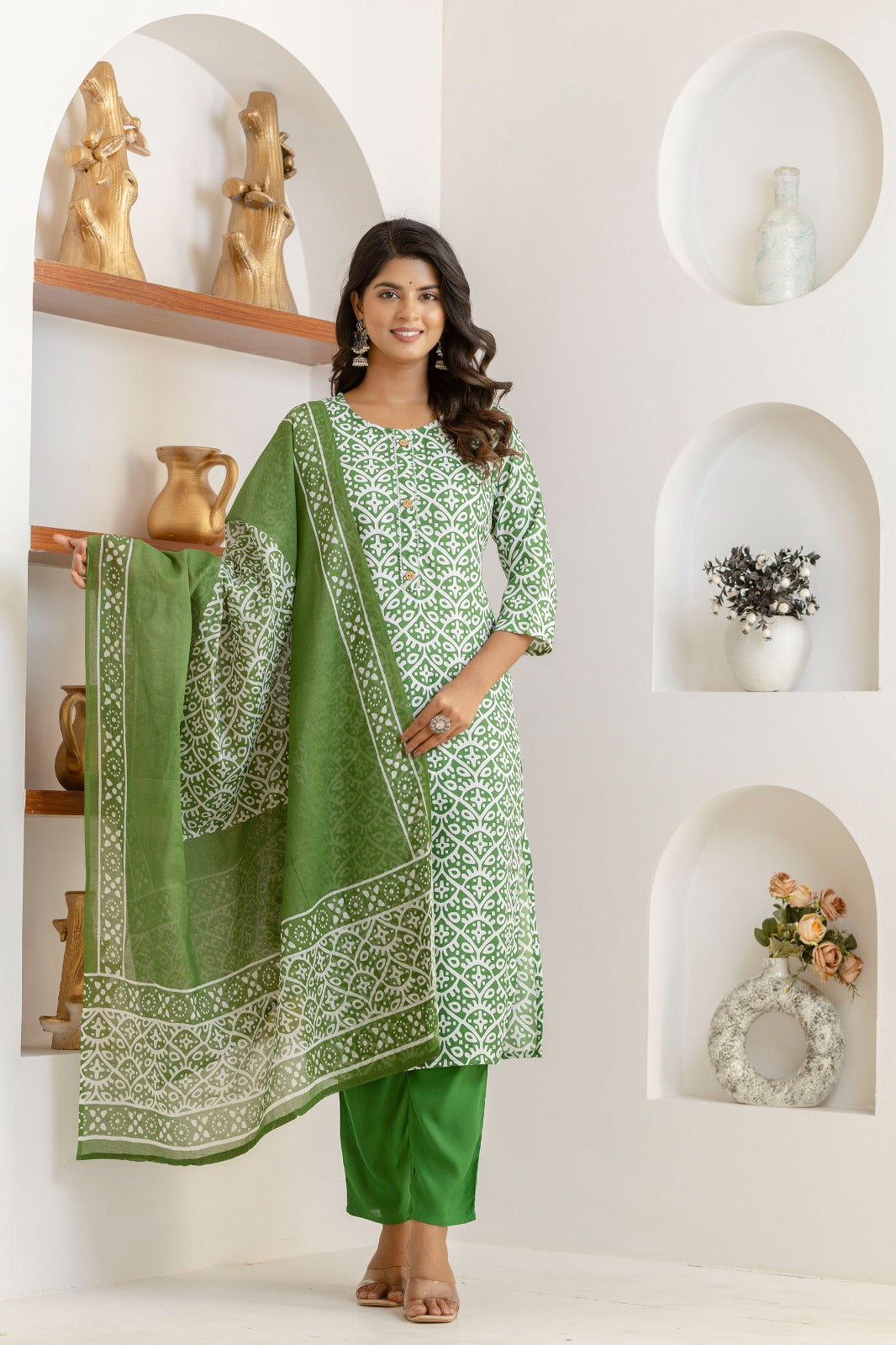 Meadow Grace Viscose Rayon Suit Set