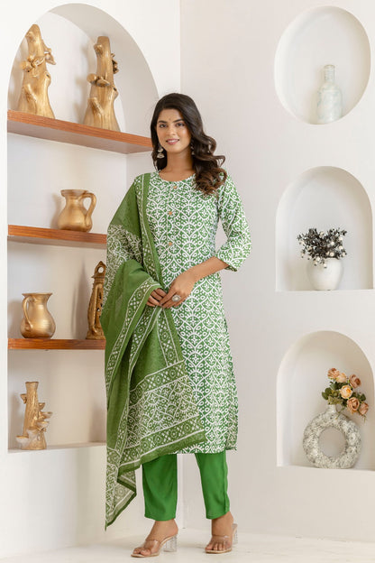 Meadow Grace Viscose Rayon Suit Set
